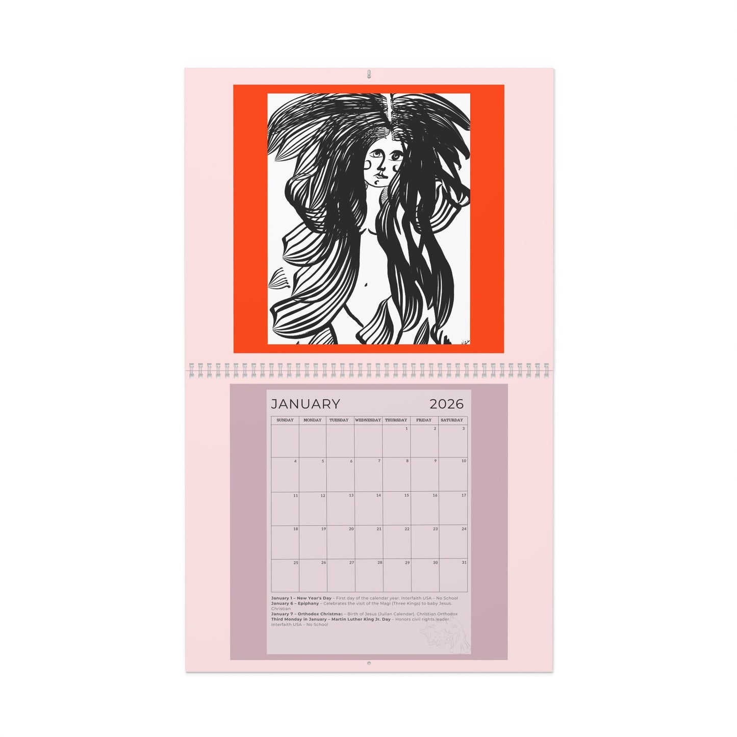 2026 "UNITED" WALL Calendar