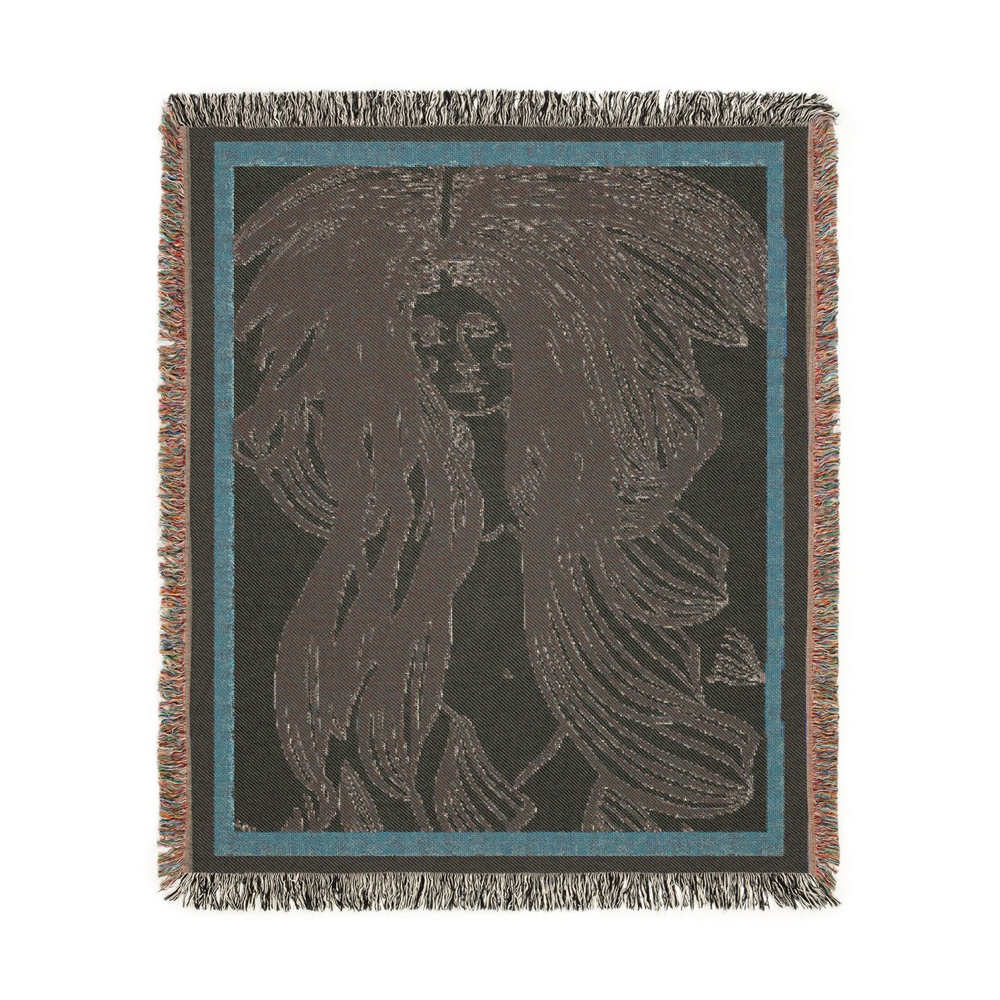 Morning Hair Woven Blanket