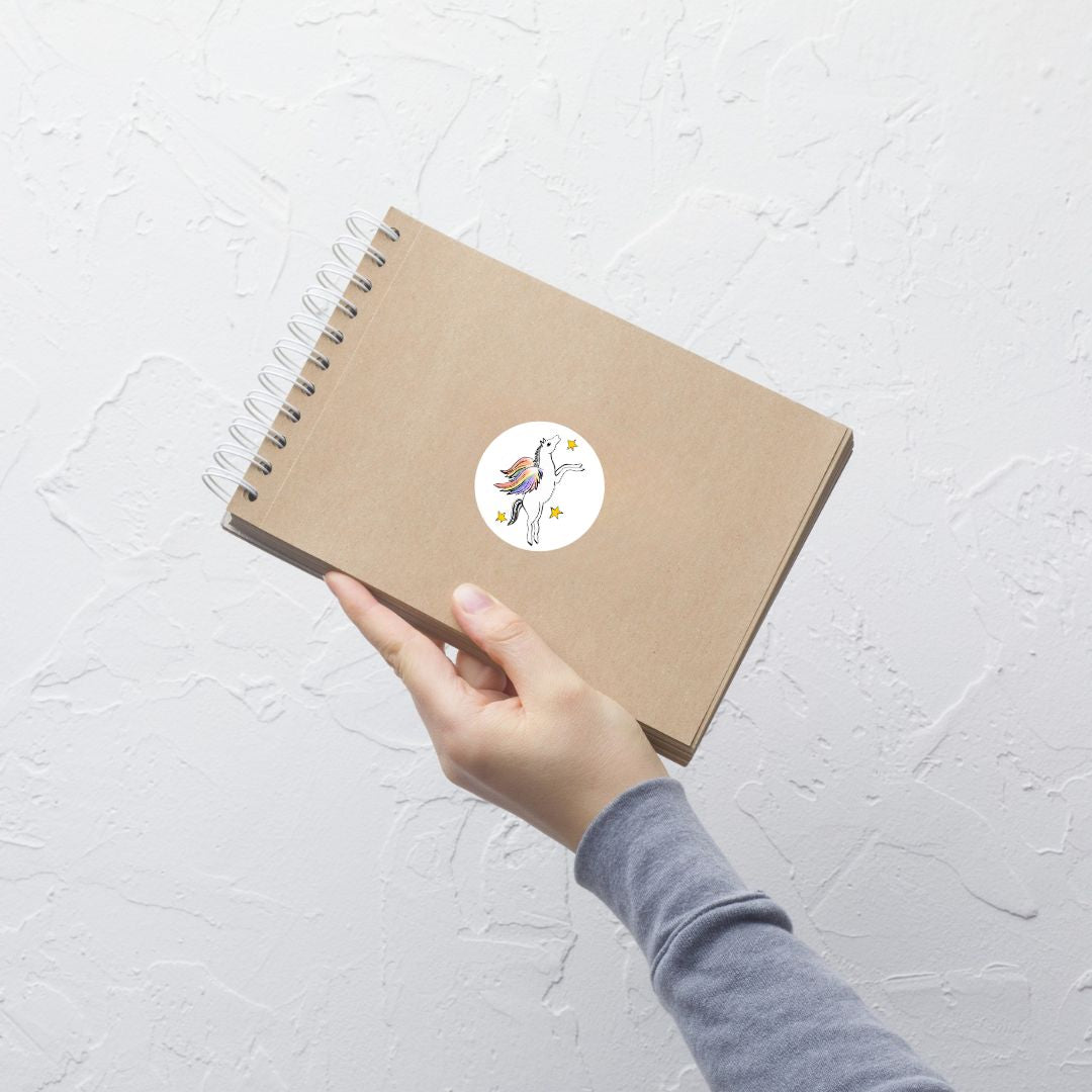 Round Pegasus Sticker