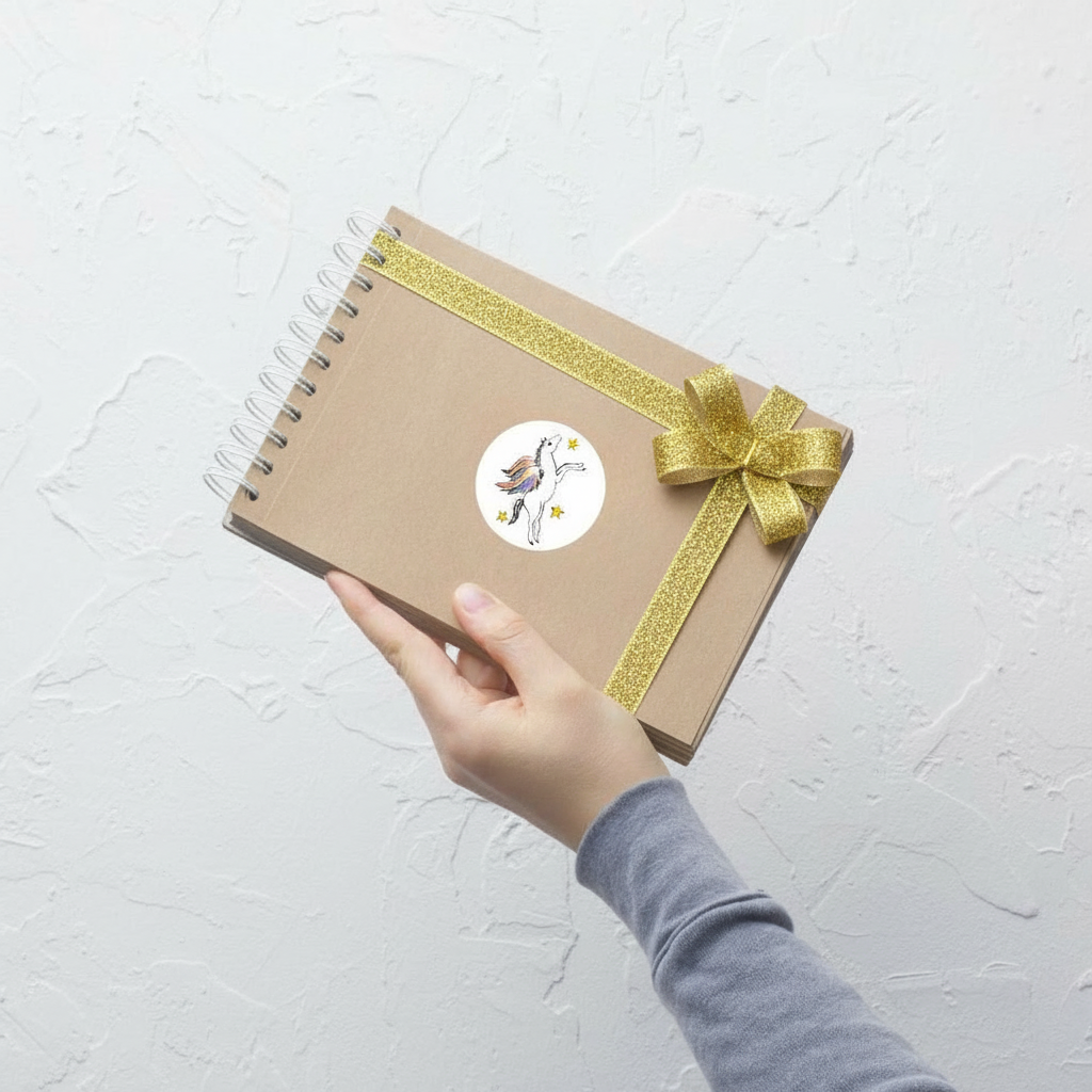 Round Pegasus Sticker