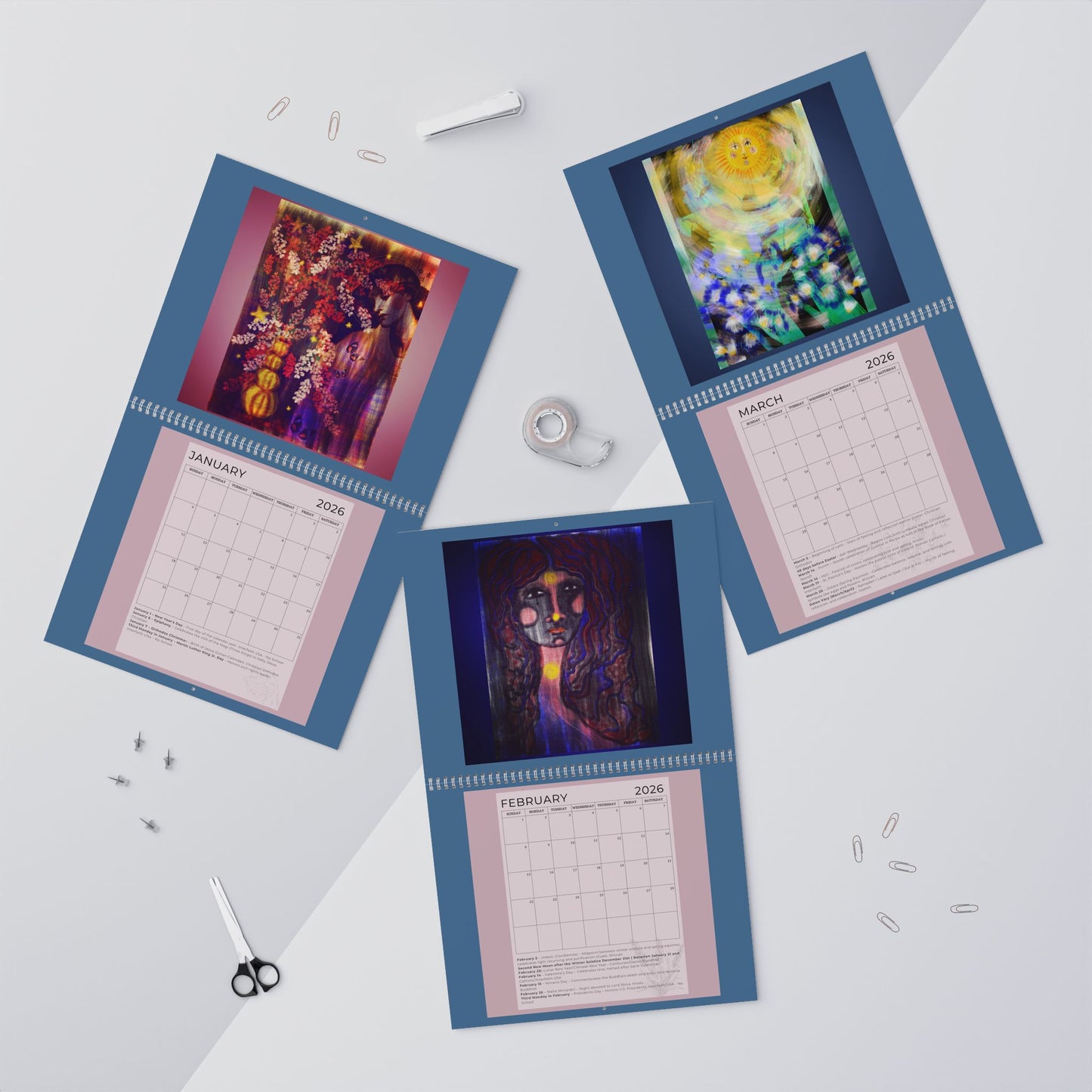 2026 "A MOMENT OF CLARITY" WALL Calendar