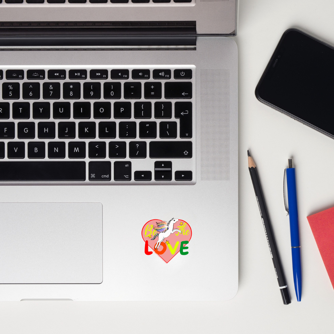 Be The Love Pegasus Sticker