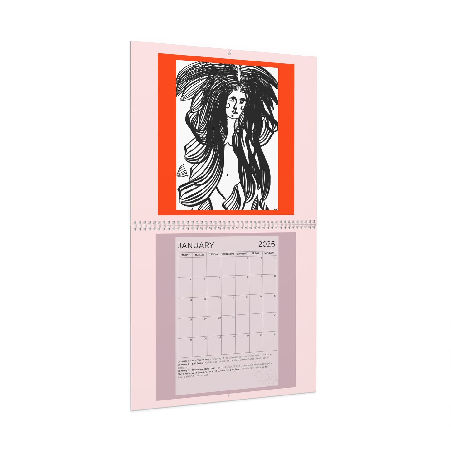 2026 "UNITED" WALL Calendar