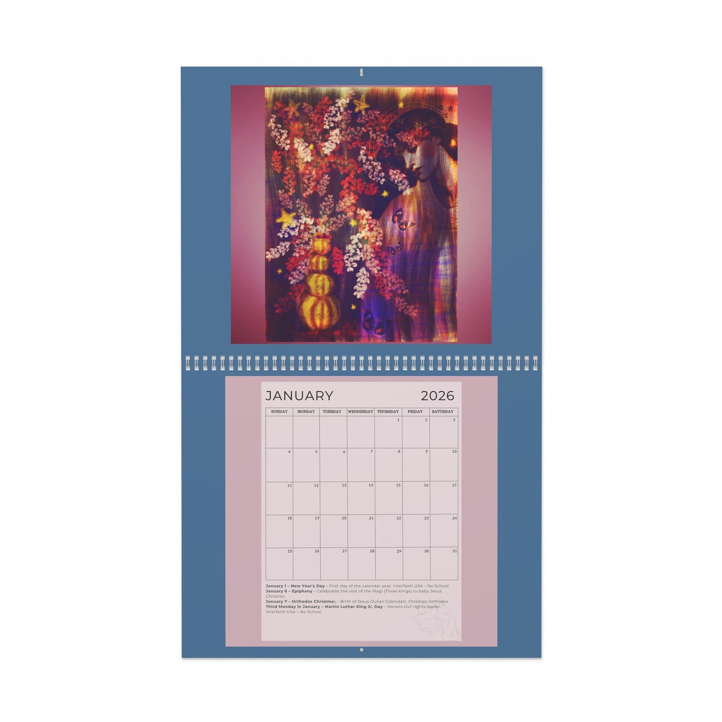 2026 "A MOMENT OF CLARITY" WALL Calendar