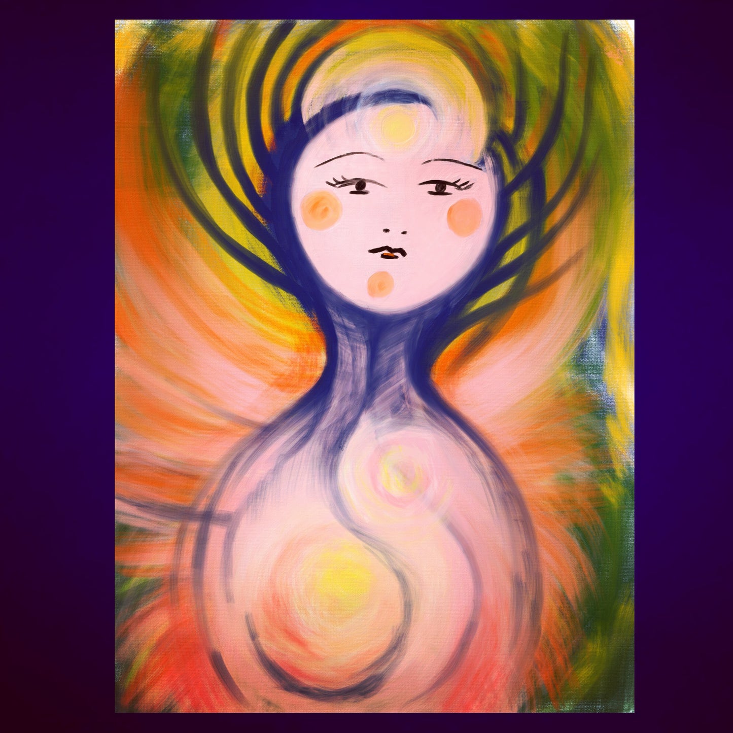 Heart Opening Digital Painting