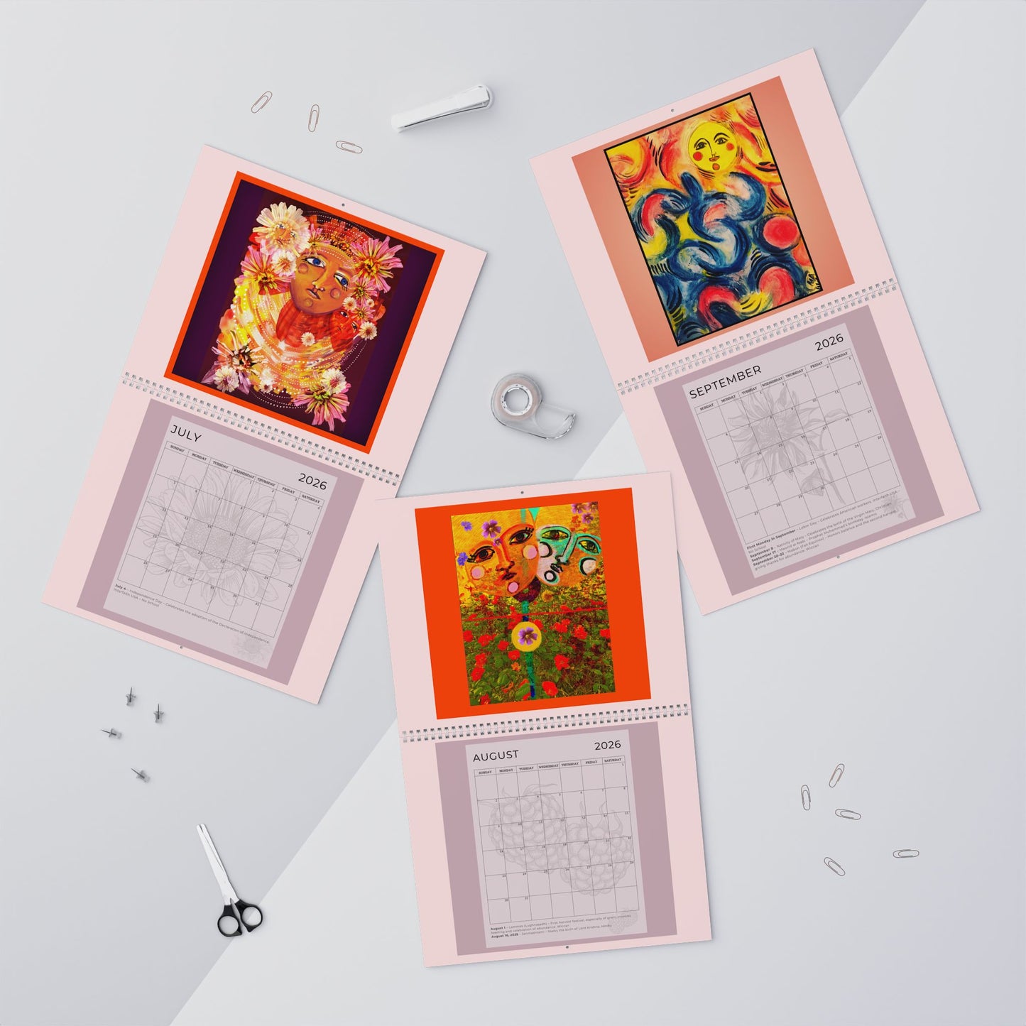 2026 "UNITED" WALL Calendar