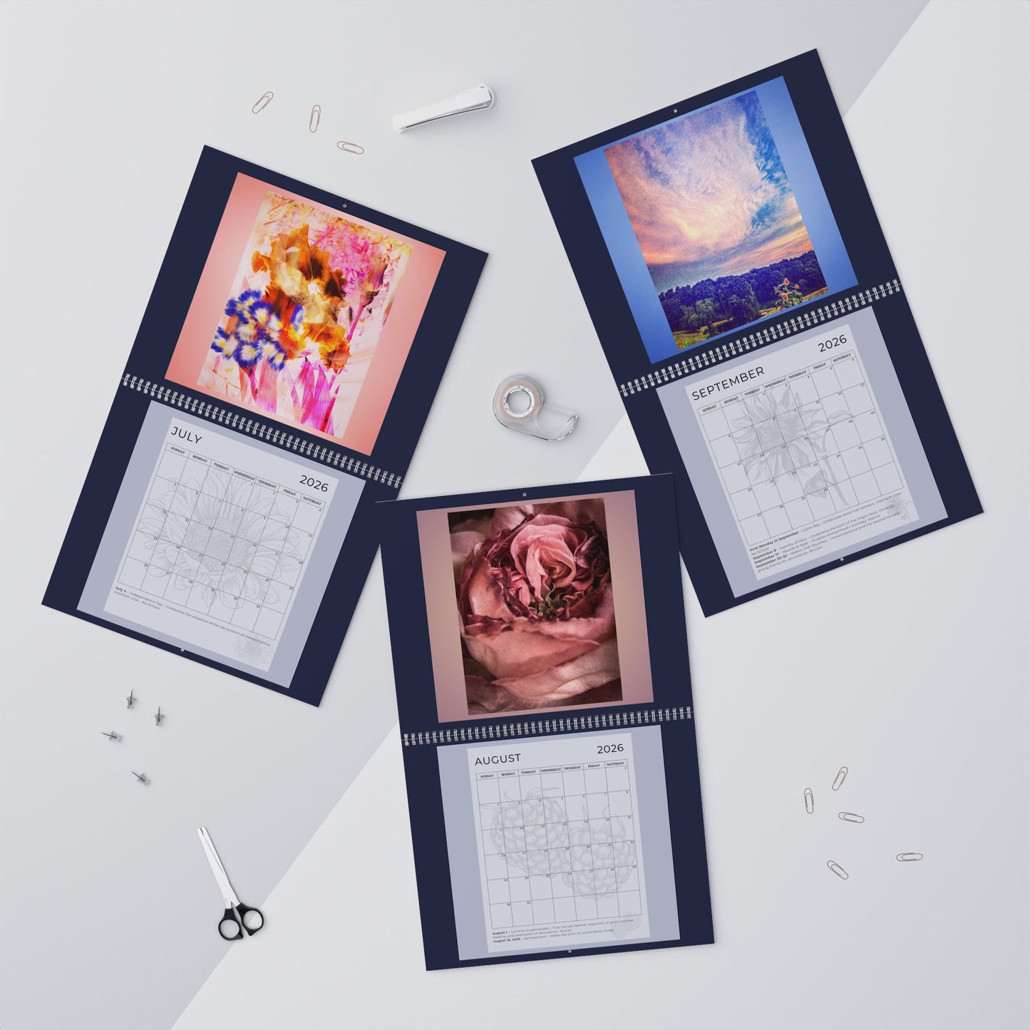 2026 "EXPRESSIONS OF LIGHT" WALL Calendar