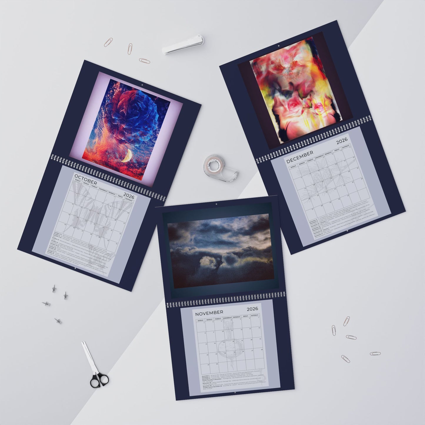 2026 "EXPRESSIONS OF LIGHT" WALL Calendar