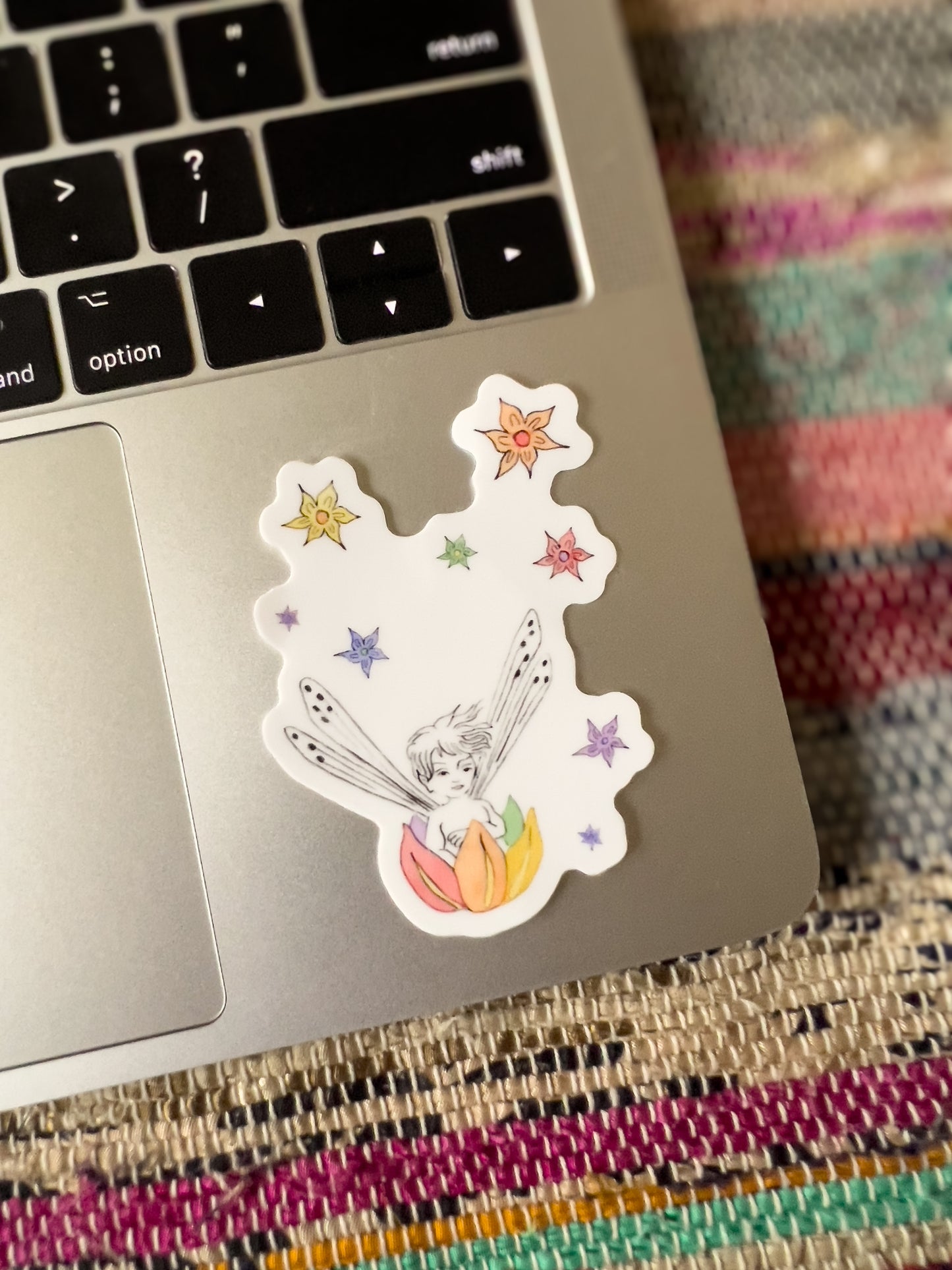 Fairy Boat Die Cut Sticker
