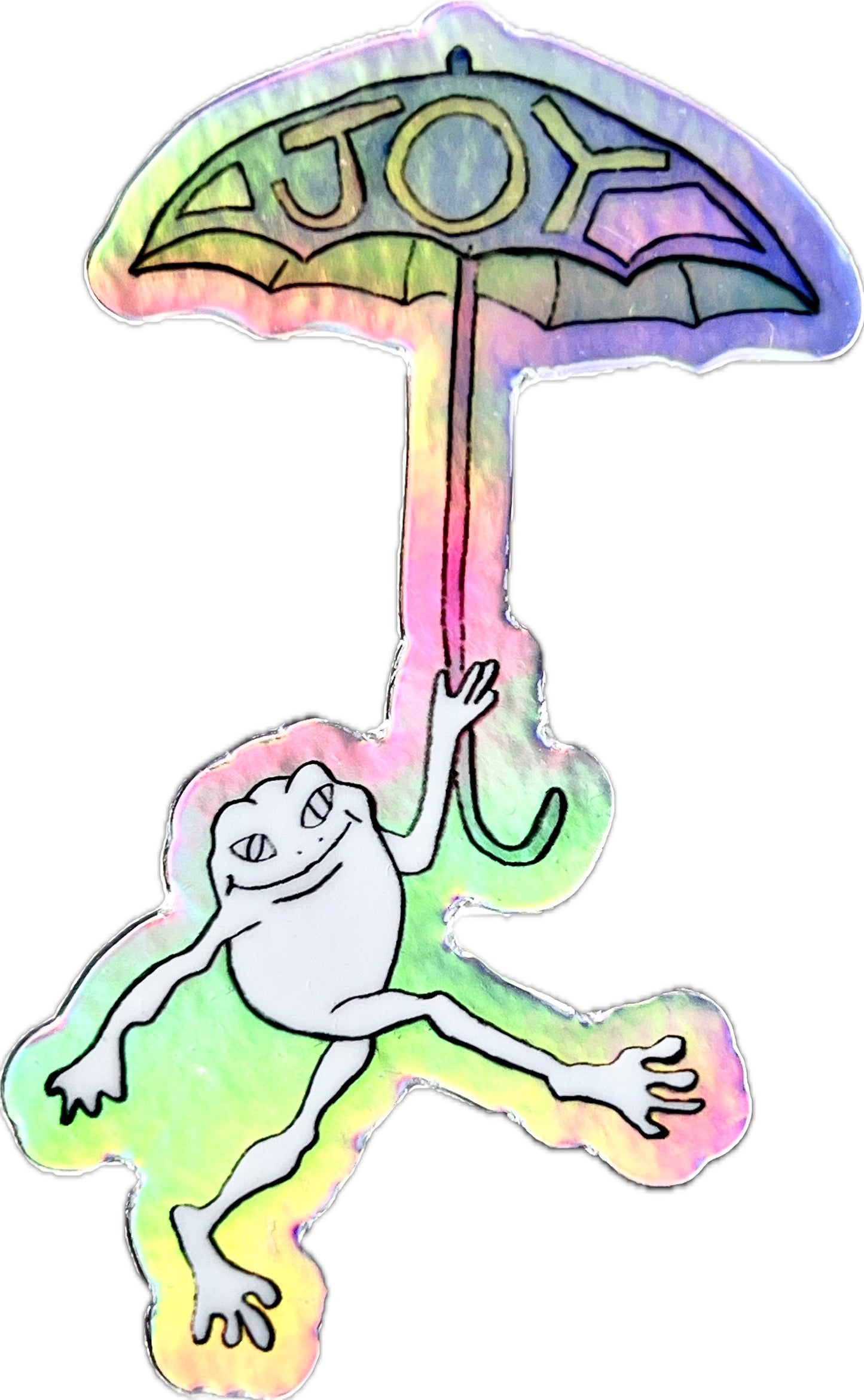 Joy Frog Holographic Sticker