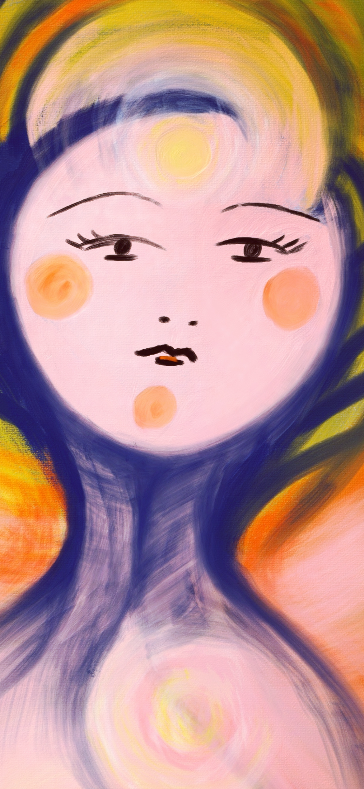 Heart Opening Digital Painting
