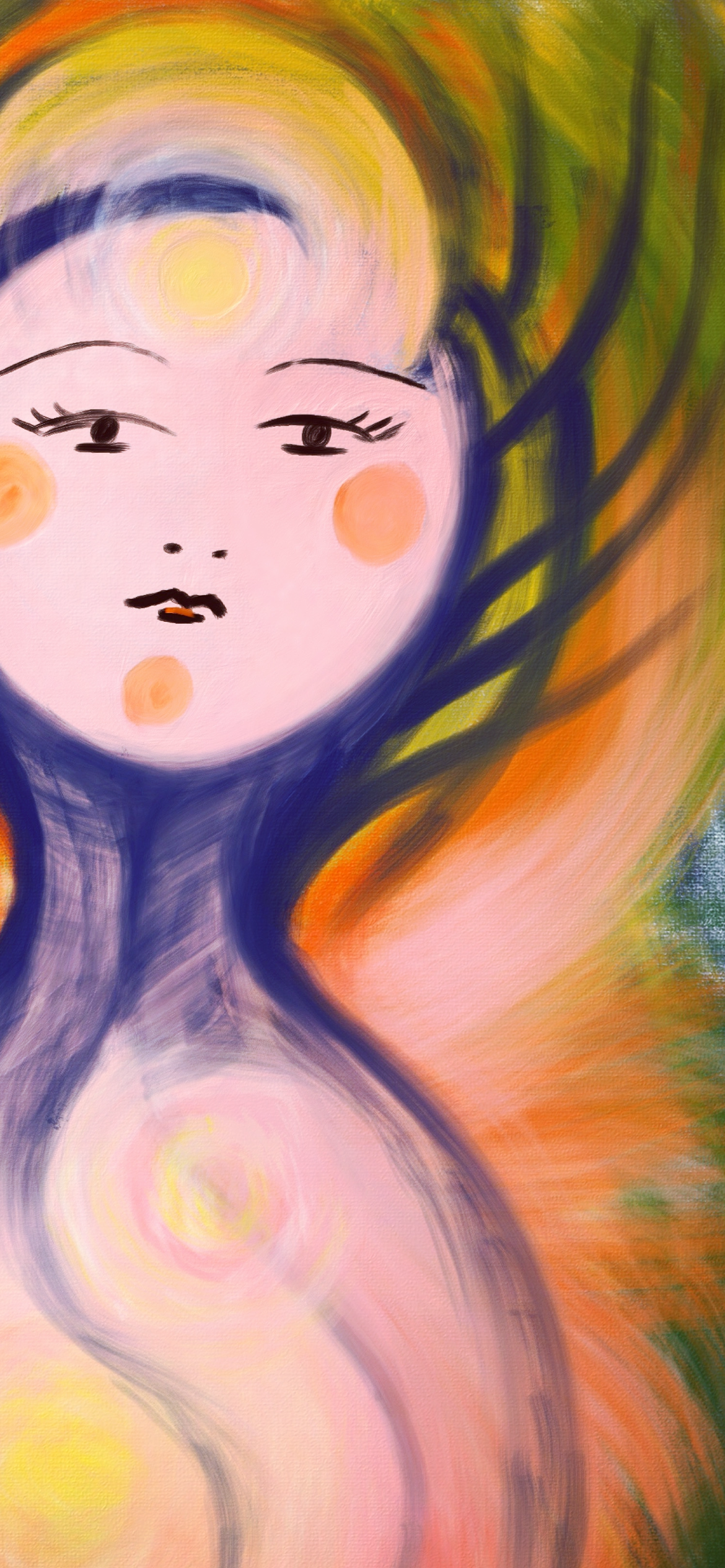 Heart Opening Digital Painting