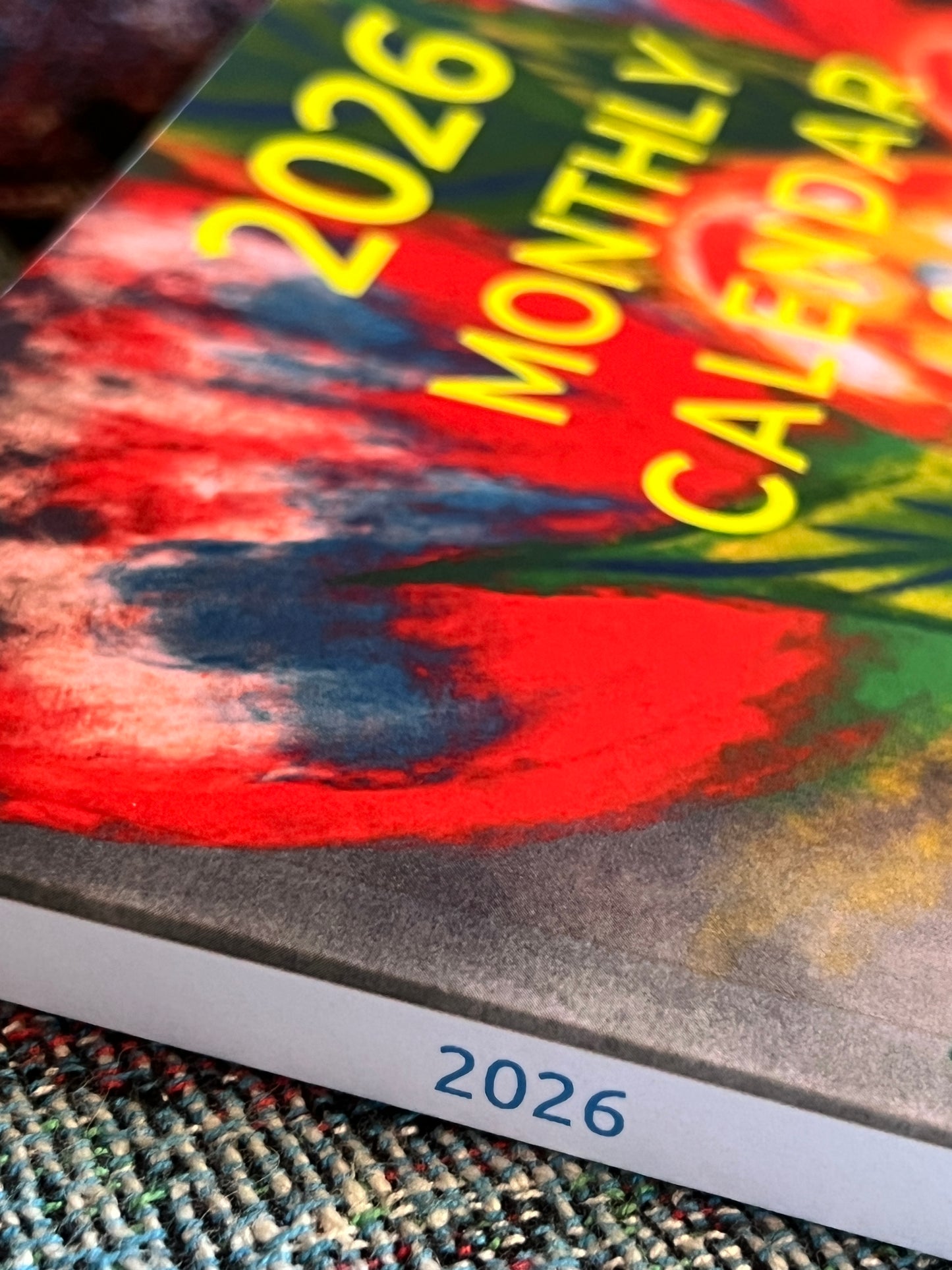 2026 A Moment of Clarity Desk Calendar and Planner - Art by Mona Anastas