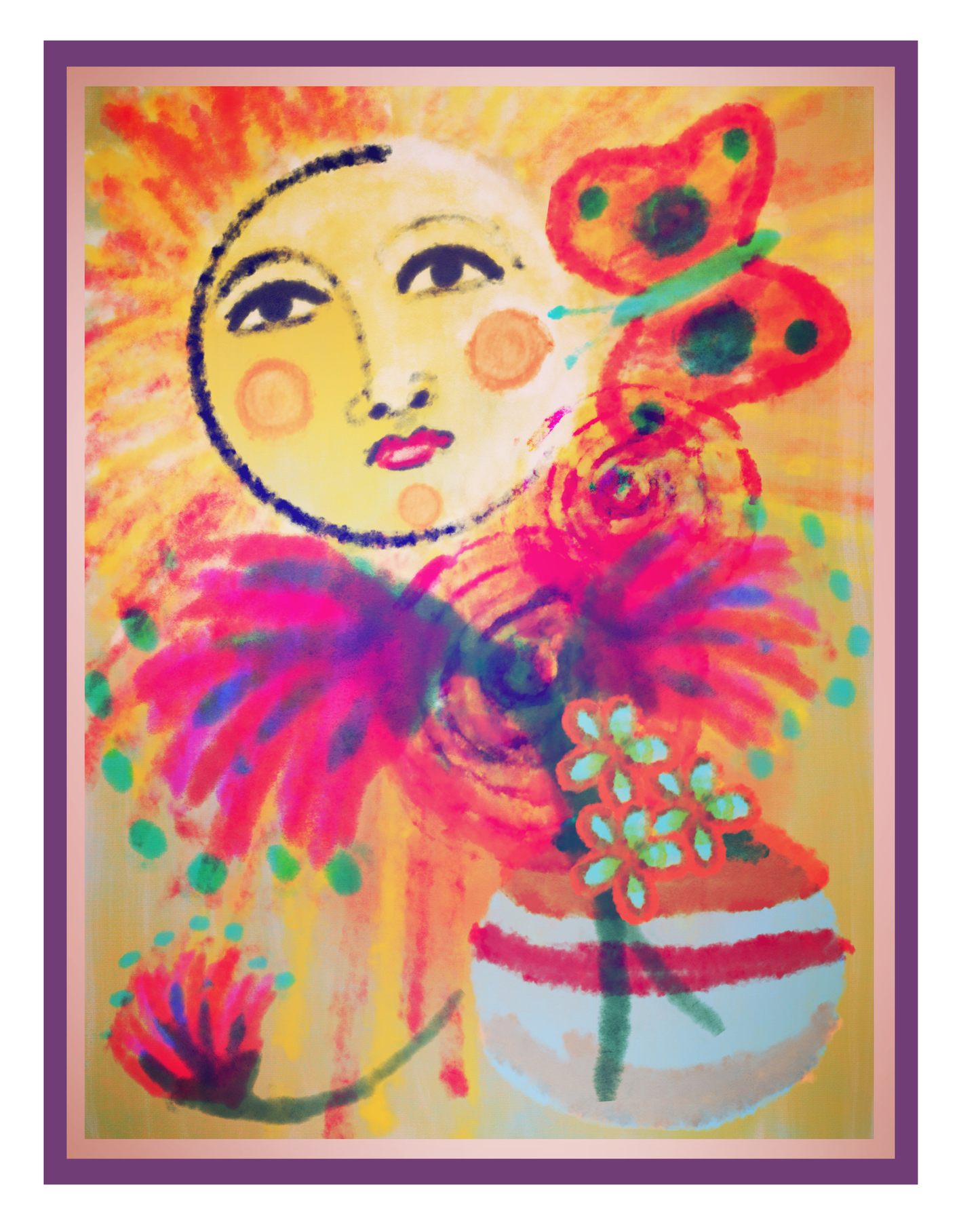 2026 A Moment of Clarity Desk Calendar and Planner - Art by Mona Anastas