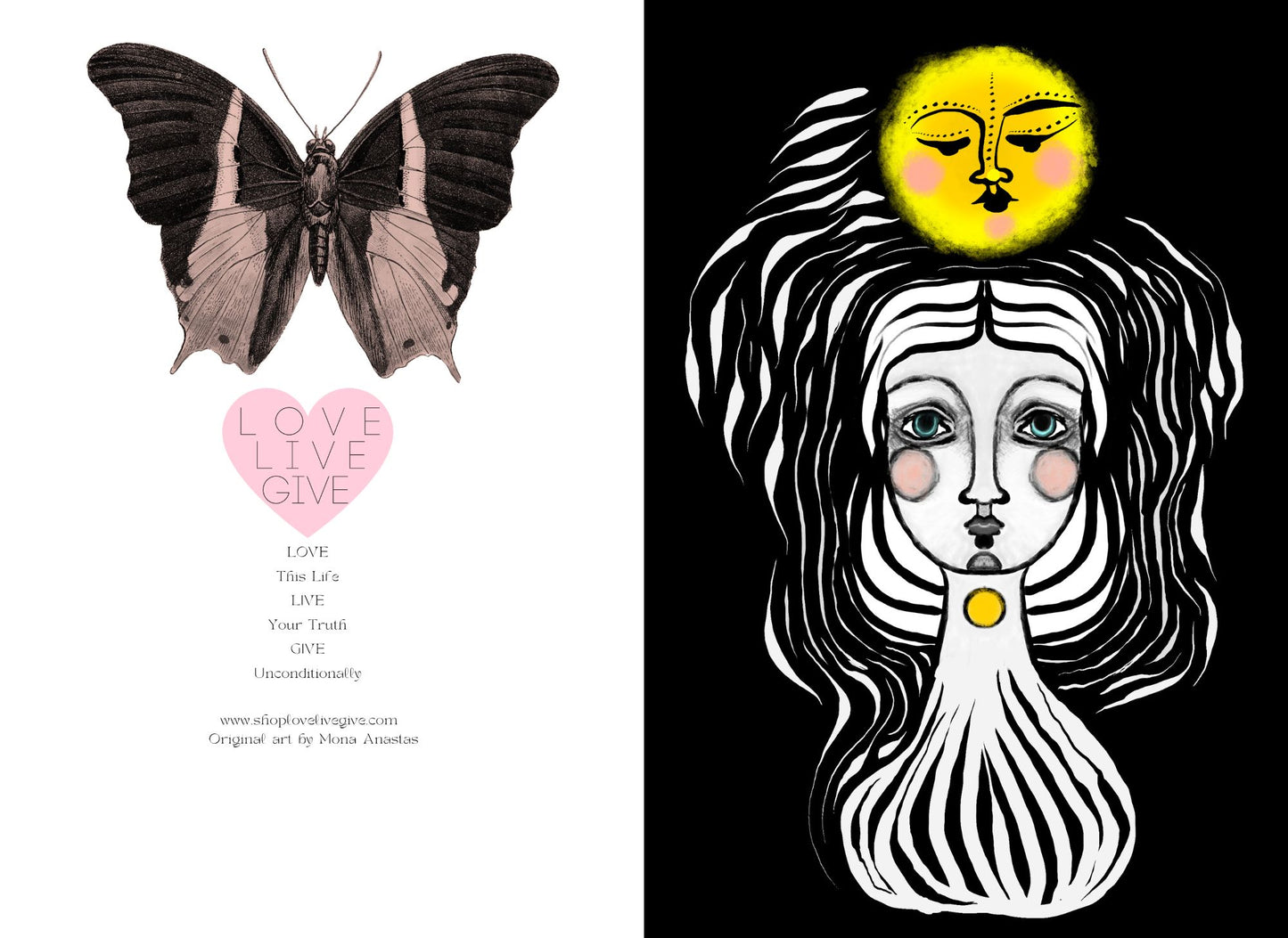 Light My Way Journal: Art by Mona Anastas