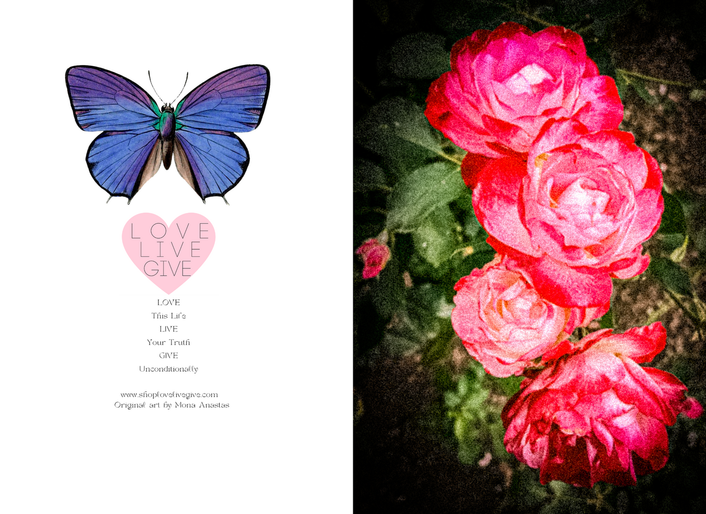 Summer Garden Roses Journal: Art by Mona Anastas