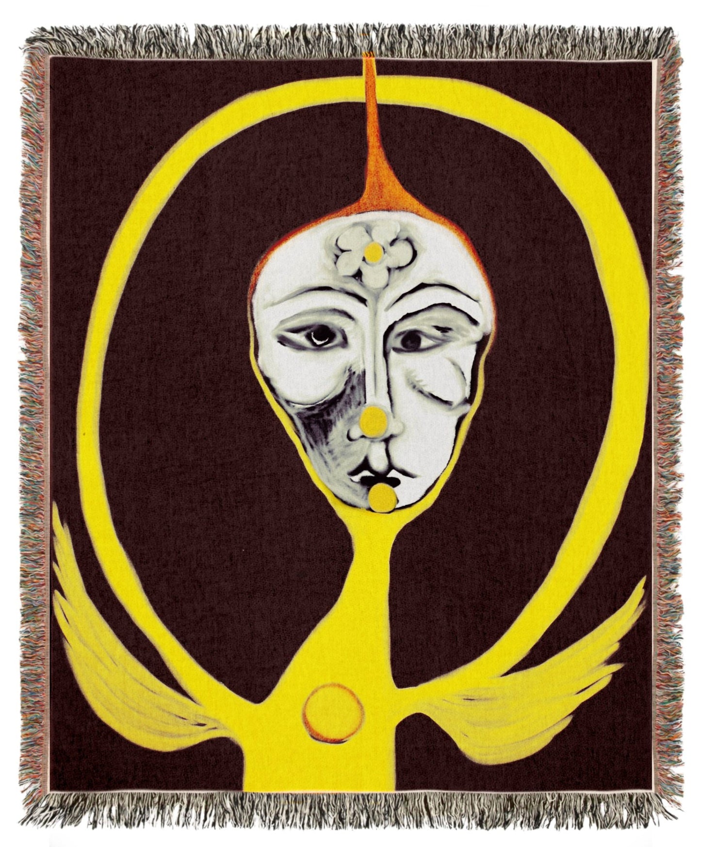 Angel Woven Cotton Blanket