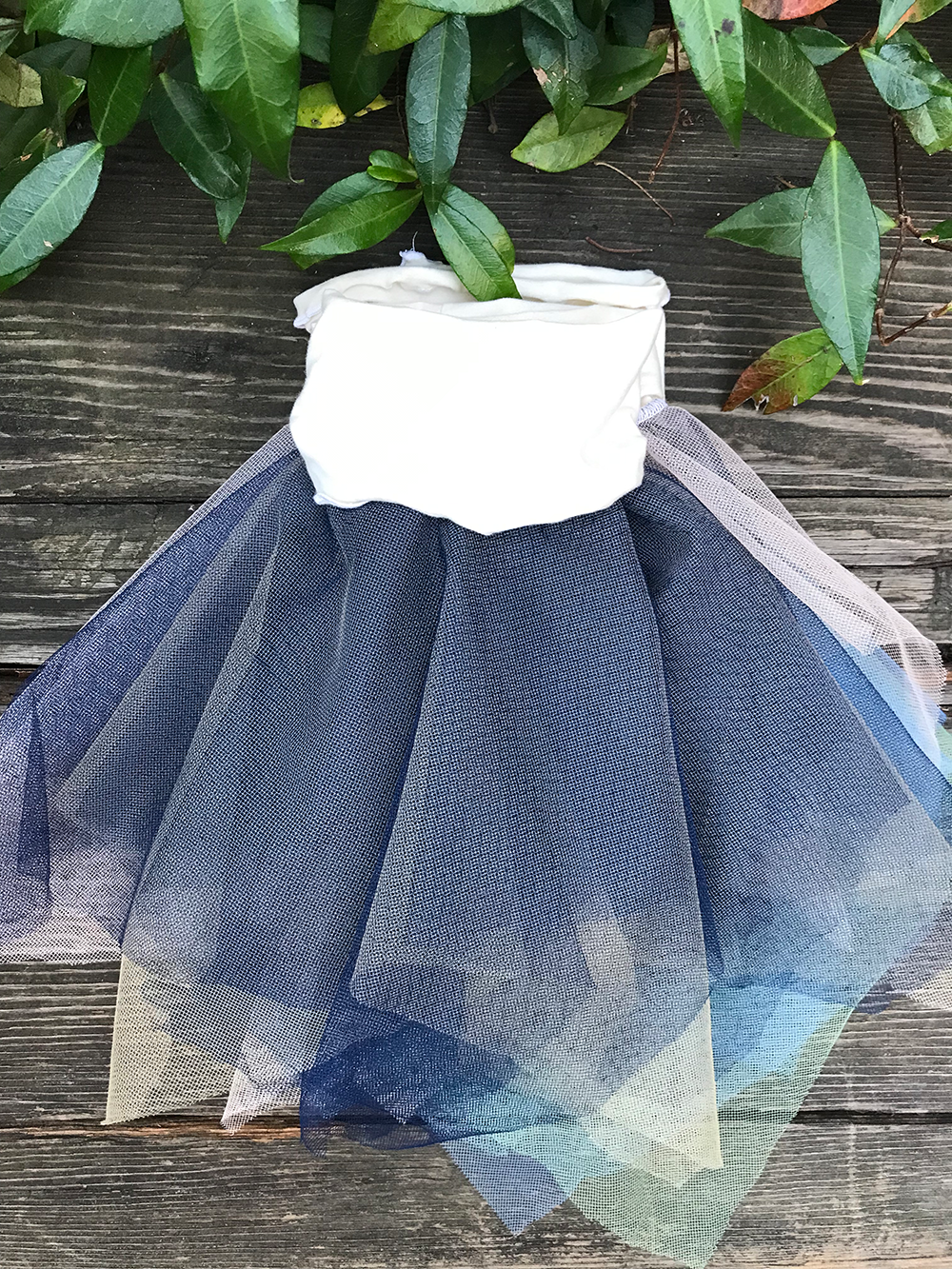Navy and Cream Tutu