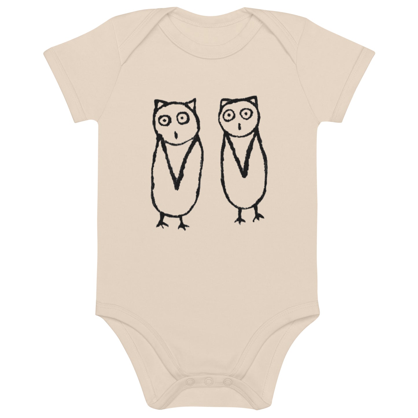 Two Owls Organic cotton baby romper