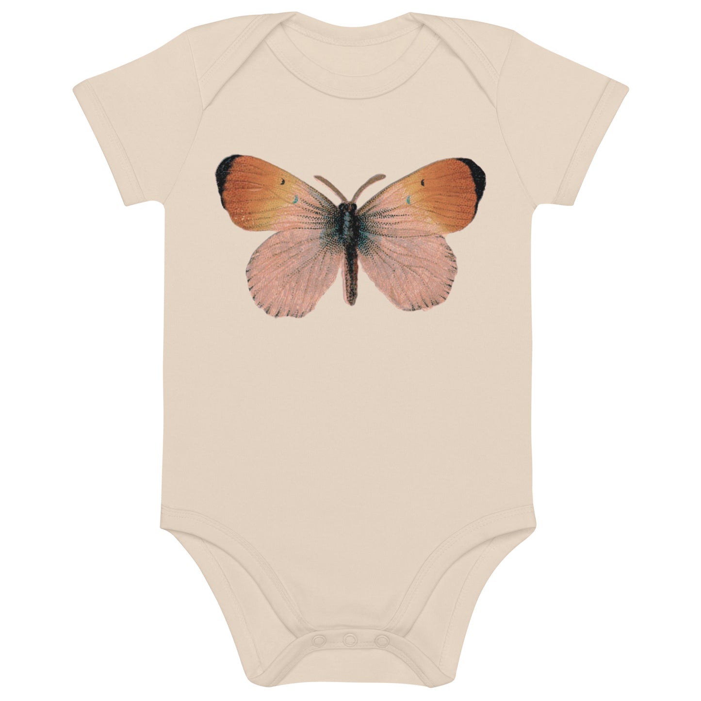 Two Owls Little Rose Butterfly Organic cotton baby romper