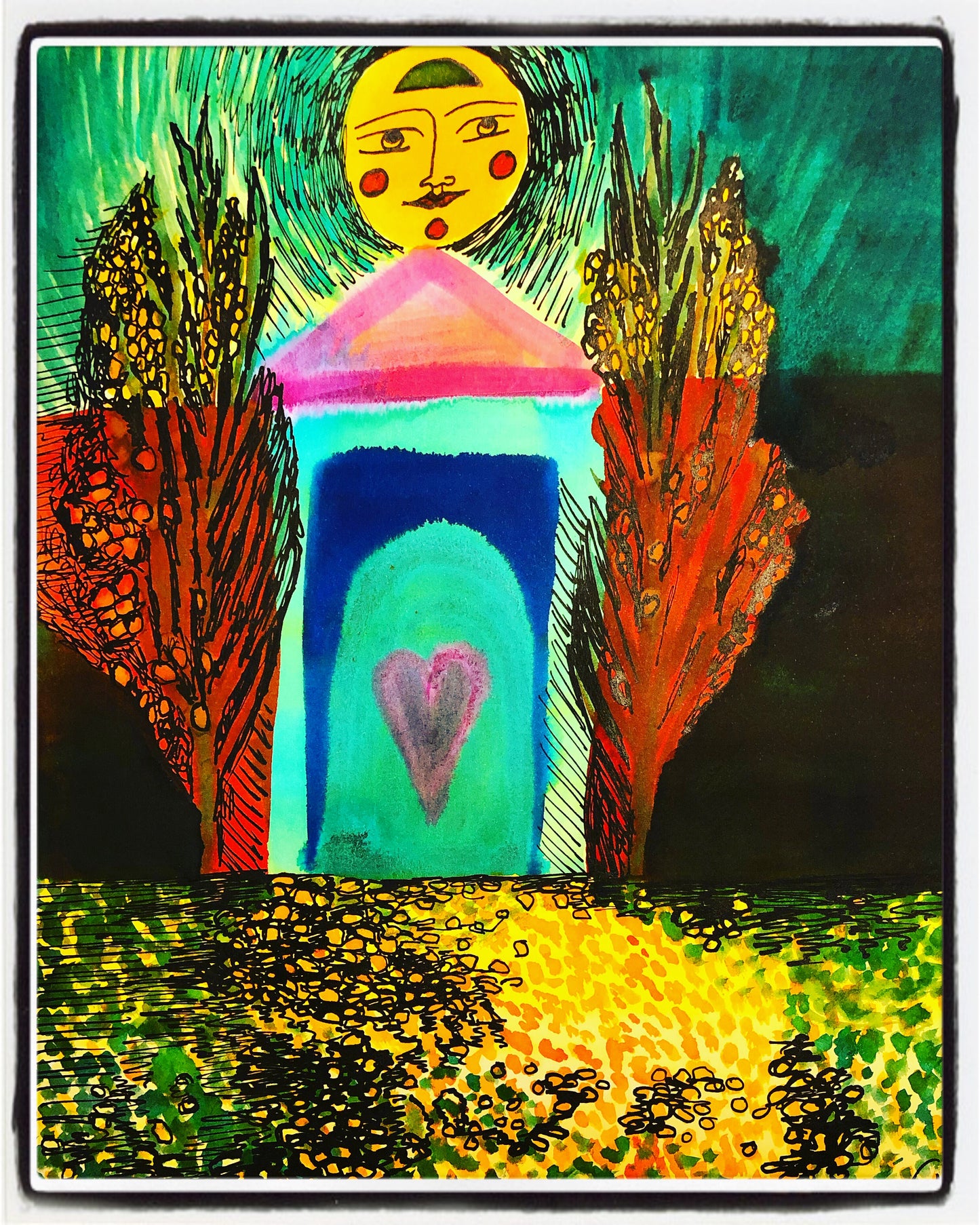 Fine Art Print “Autumn at the chiropractor"