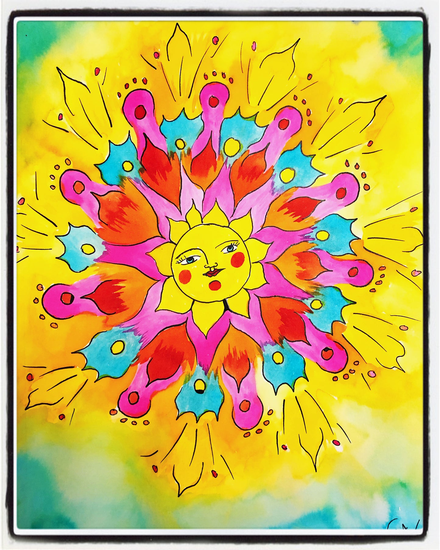 Fine Art Print “Making Mandala with Alastair"