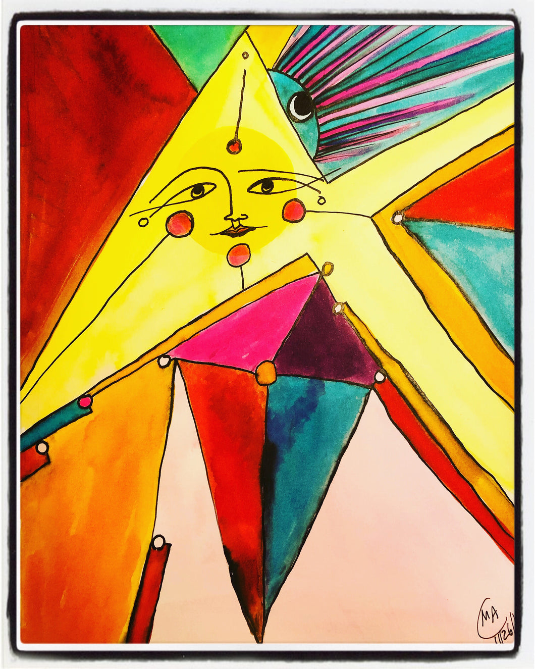 Velvet Fine Art Print “War Dance