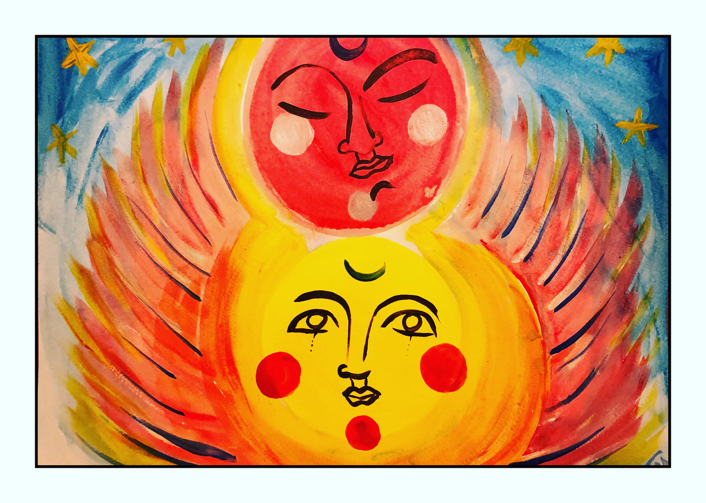 Fine Art Print “Painting with Luci"