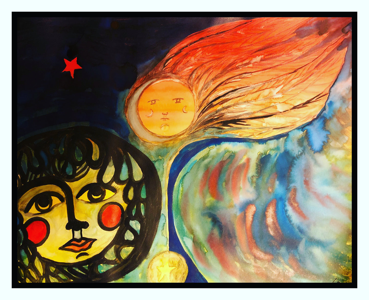 Fine Art Print “Red Star Wars"
