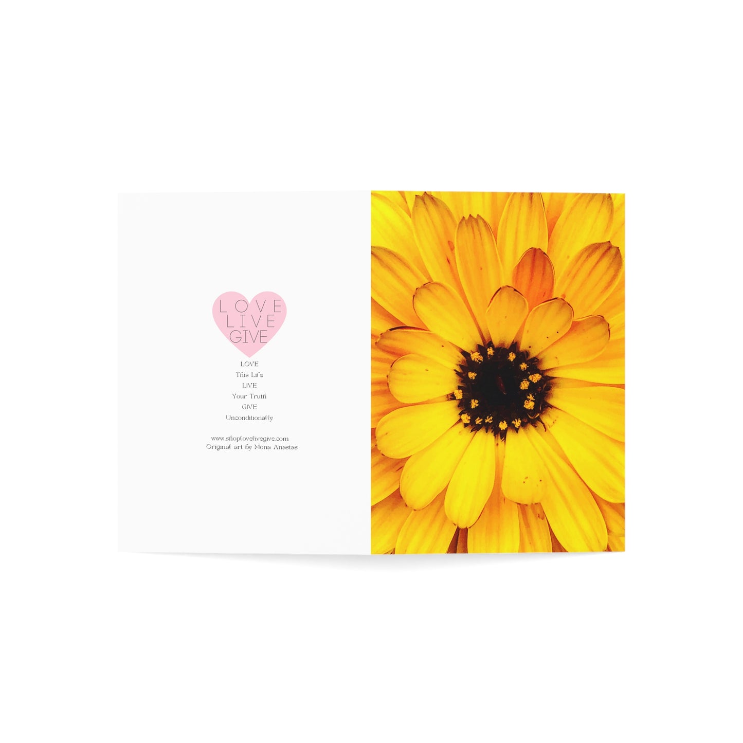 Golden Afternoon Greeting Card (1pc or 10pc)