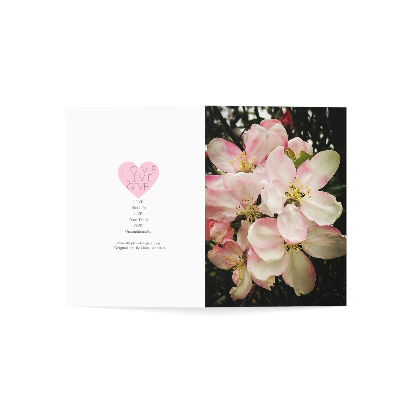 Cherry Blossom Greeting Card (1pc or 10pc)