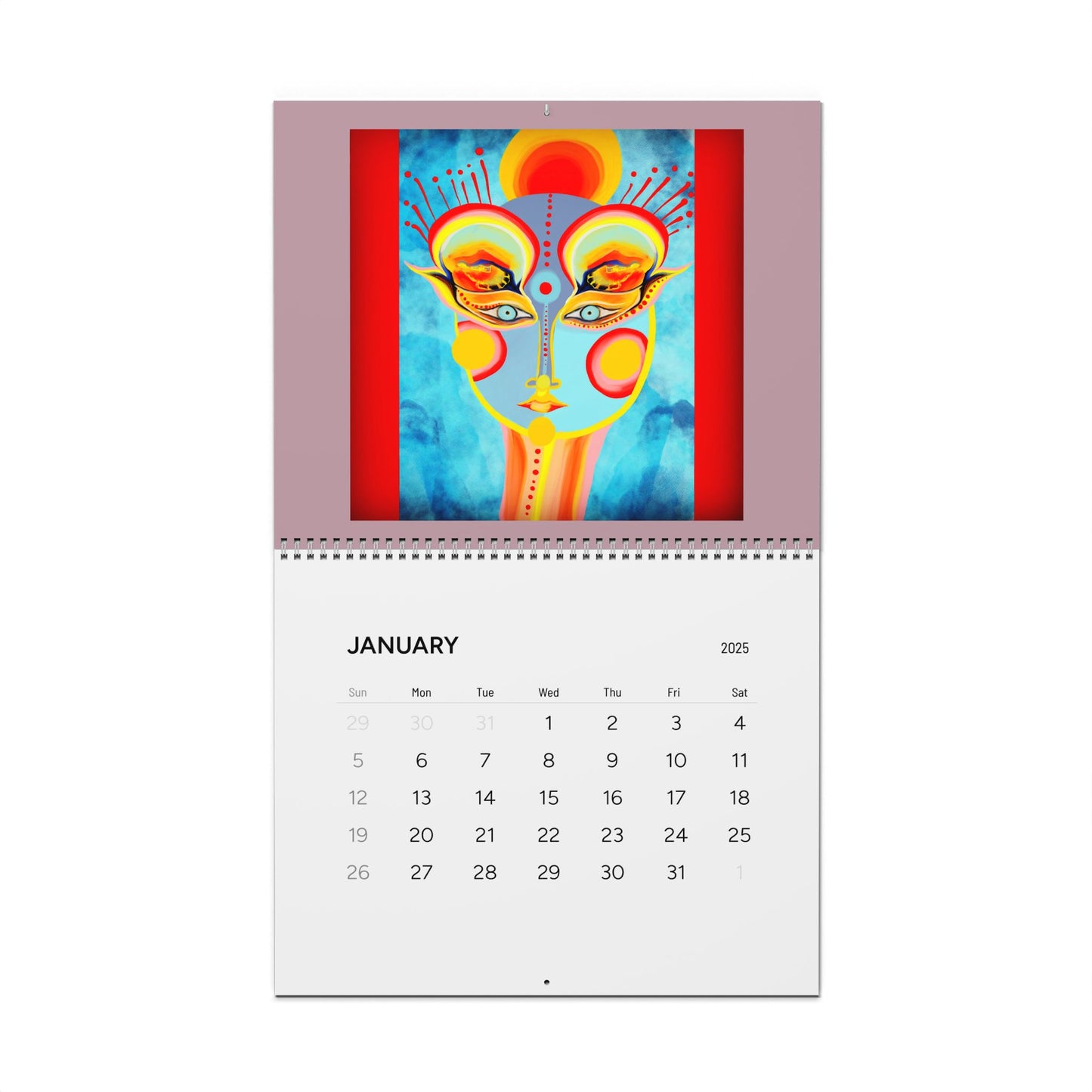 Paintings by Mona Anastas Wall Calendar (2025)