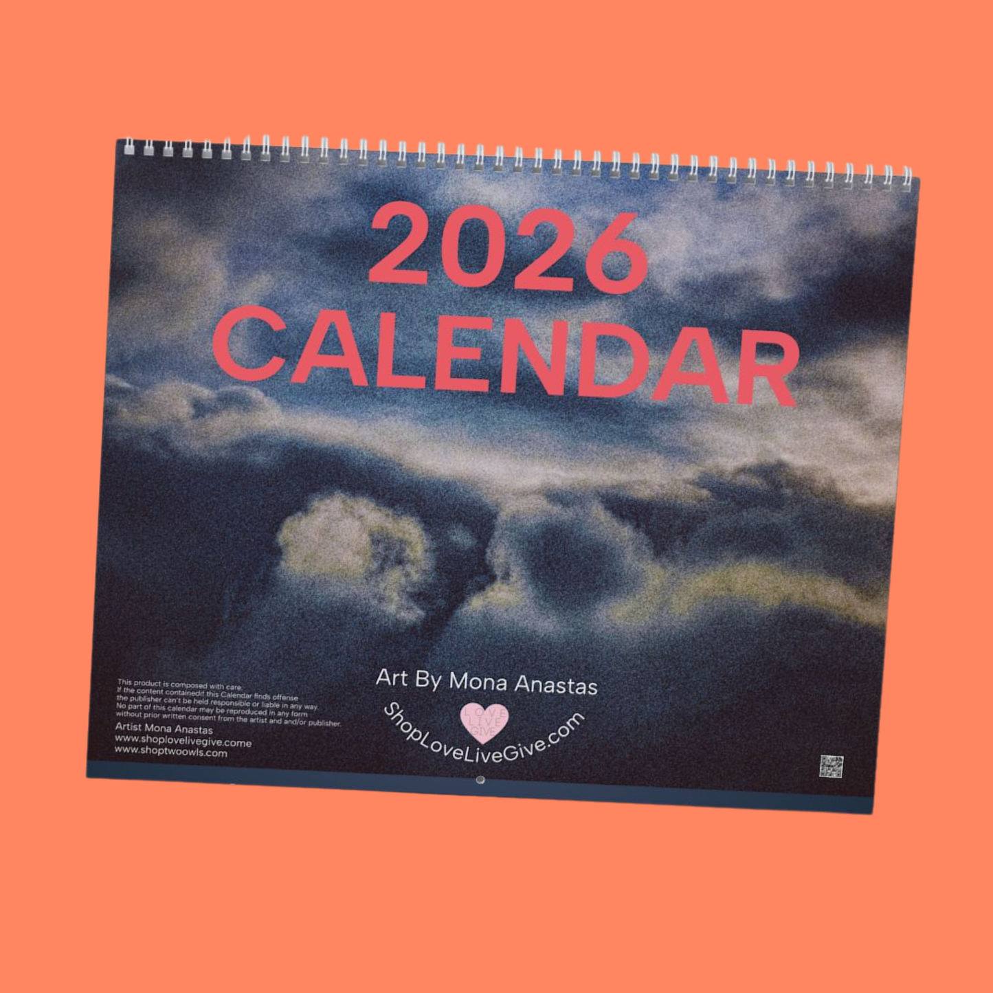 2026 "EXPRESSIONS OF LIGHT" WALL Calendar