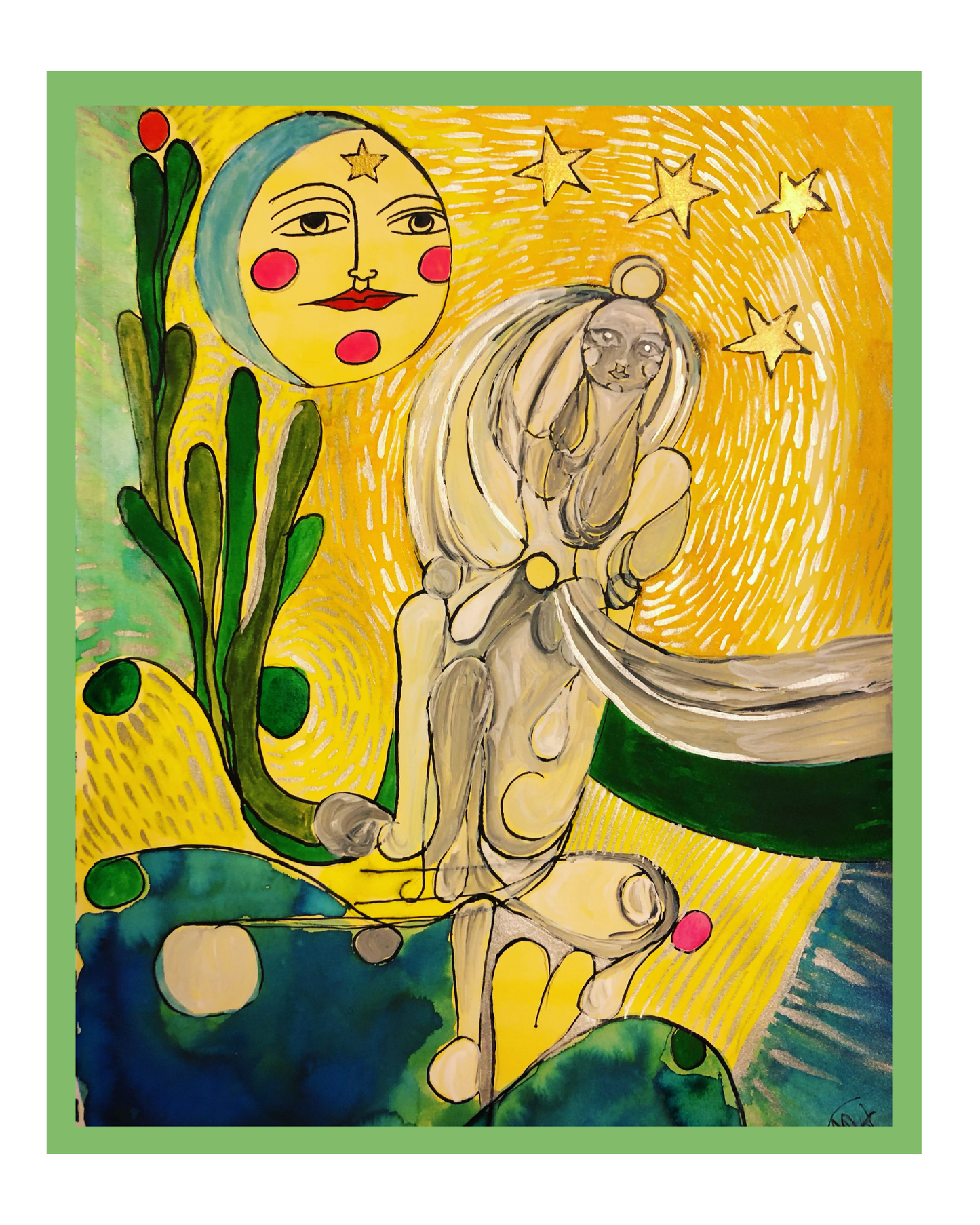 2026 United Desk Calendar and Planner - Art by Mona Anastas
