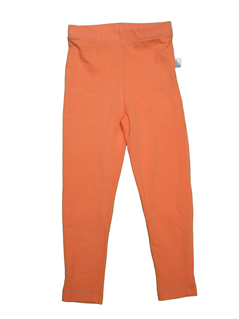 TwOOwls Orange/Green Baby Legging - Organic Cotton Made in the USA