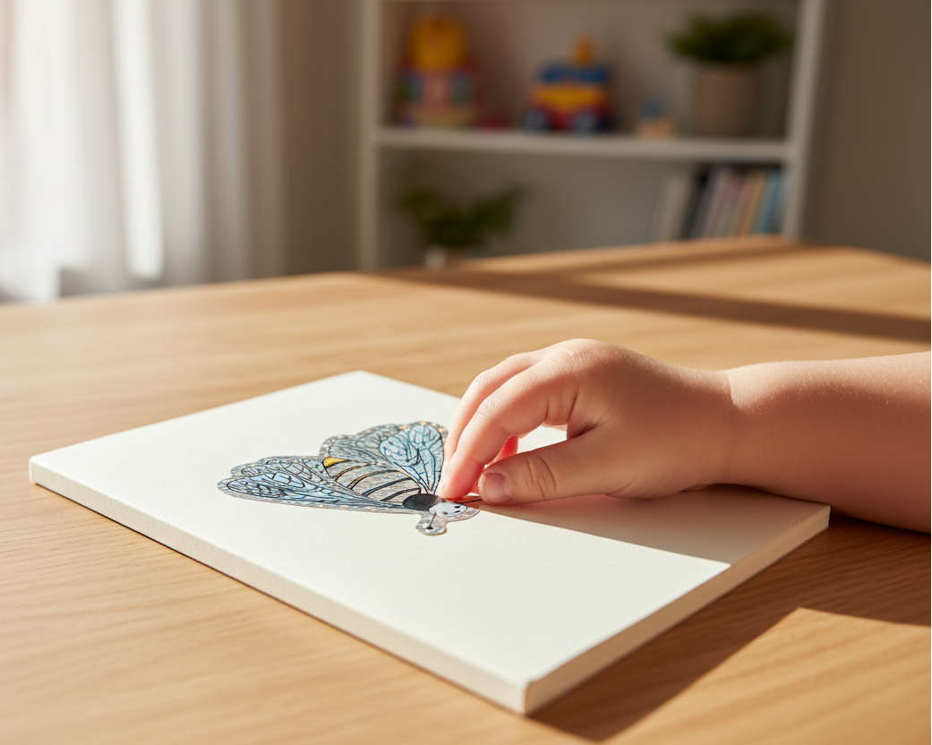 Buzzing Bee Glitter Sticker