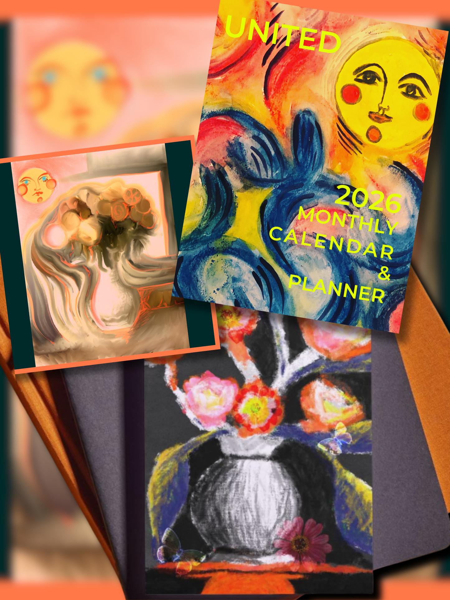 2026 Desk Calendar and Journal Gift Set