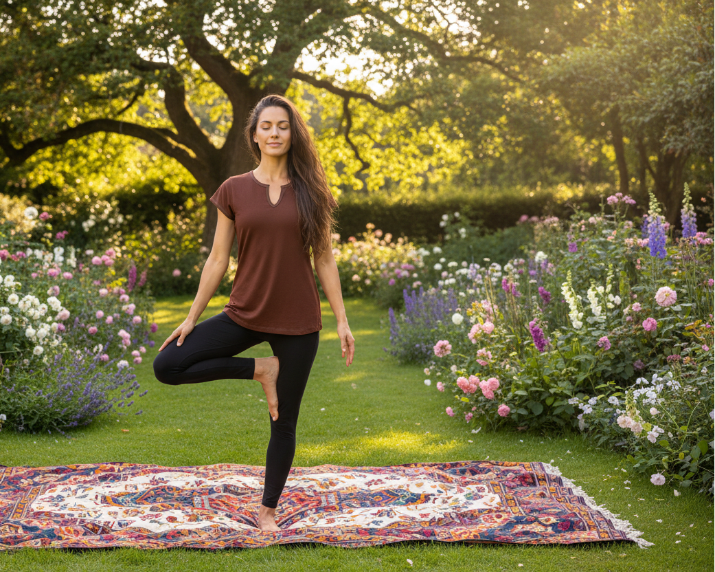 TwOOwls Brown/Blue Short Sleeve Tee -100% organic cotton