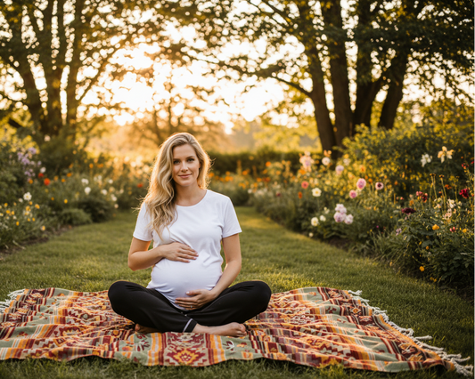 TwOOwls Black/White Women's Loosefit Leggings -100% organic cotton