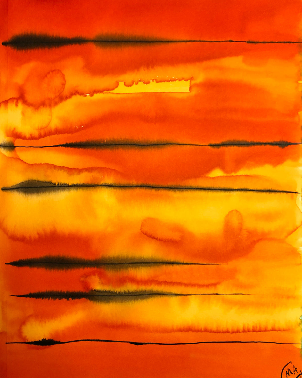 Velvet Fine Art Print “Orange Experienced