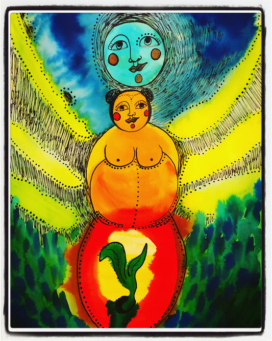 Fine Art Print “Easter is a celebration of fertility - Mother goddess"