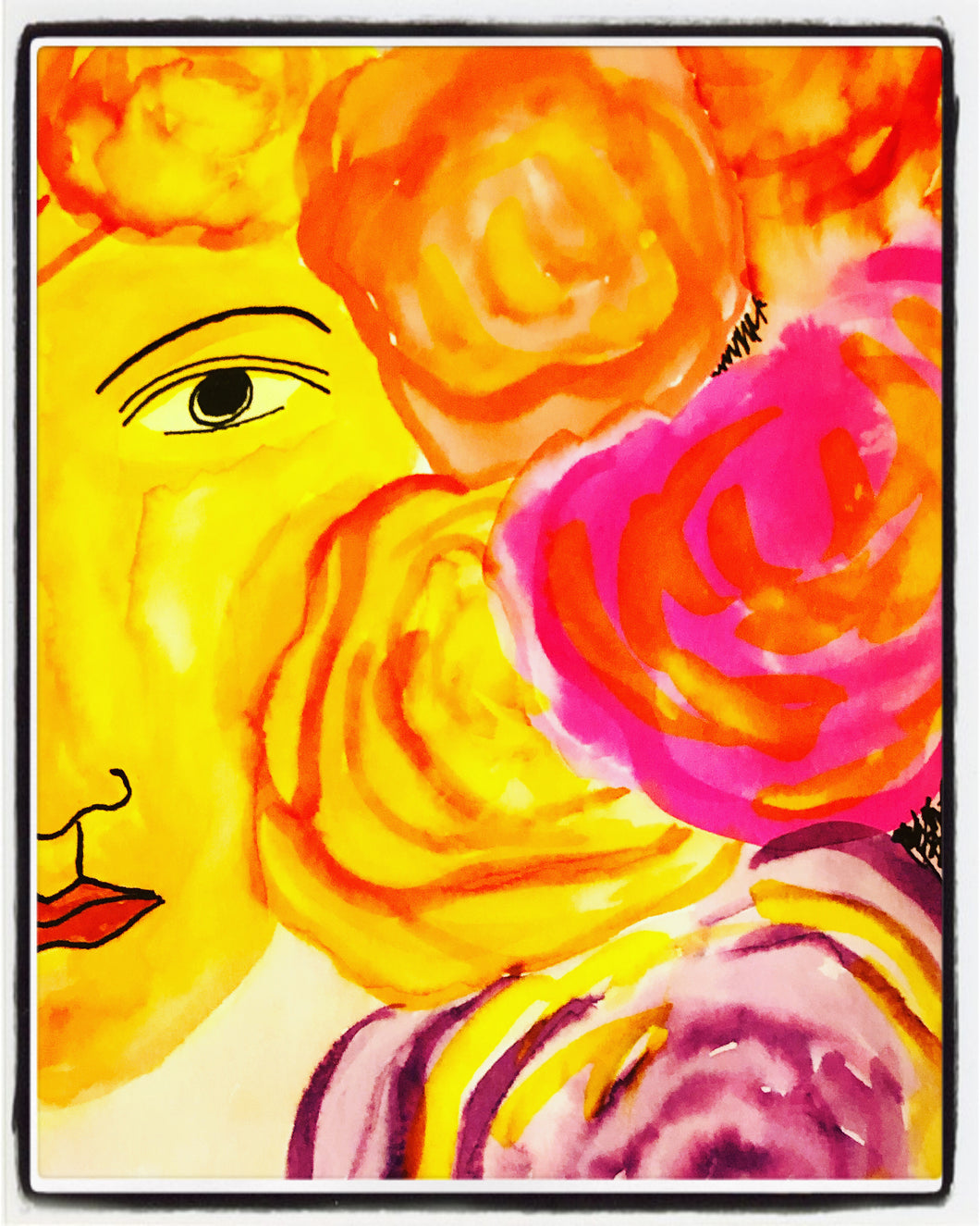 Velvet Fine Art Print “Lady Spring Peaking Out