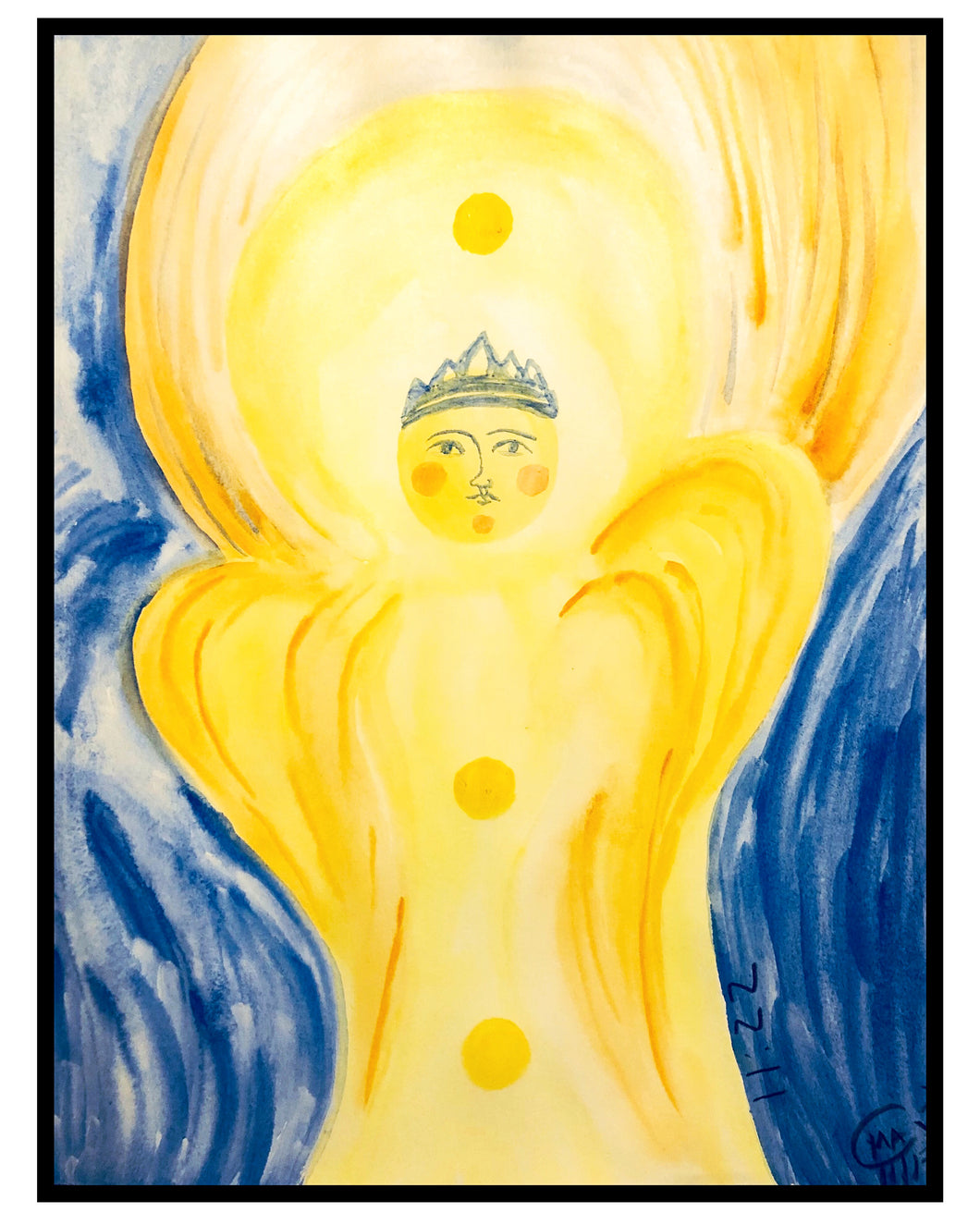 Velvet Fine Art Print “Sun Queen 11:22