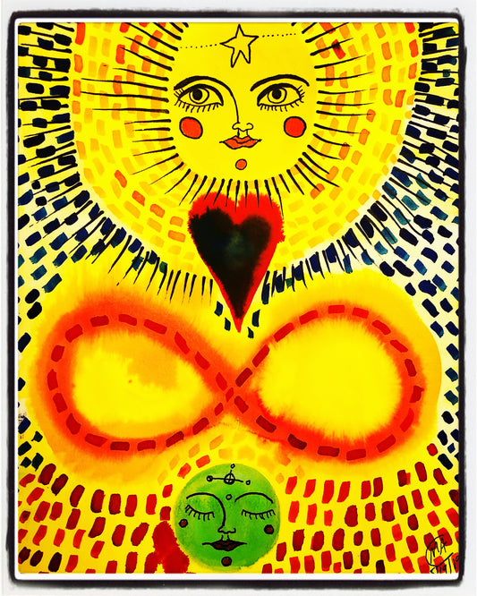 Fine Art Print “Radiate Love ♥️ why is it so hard?"