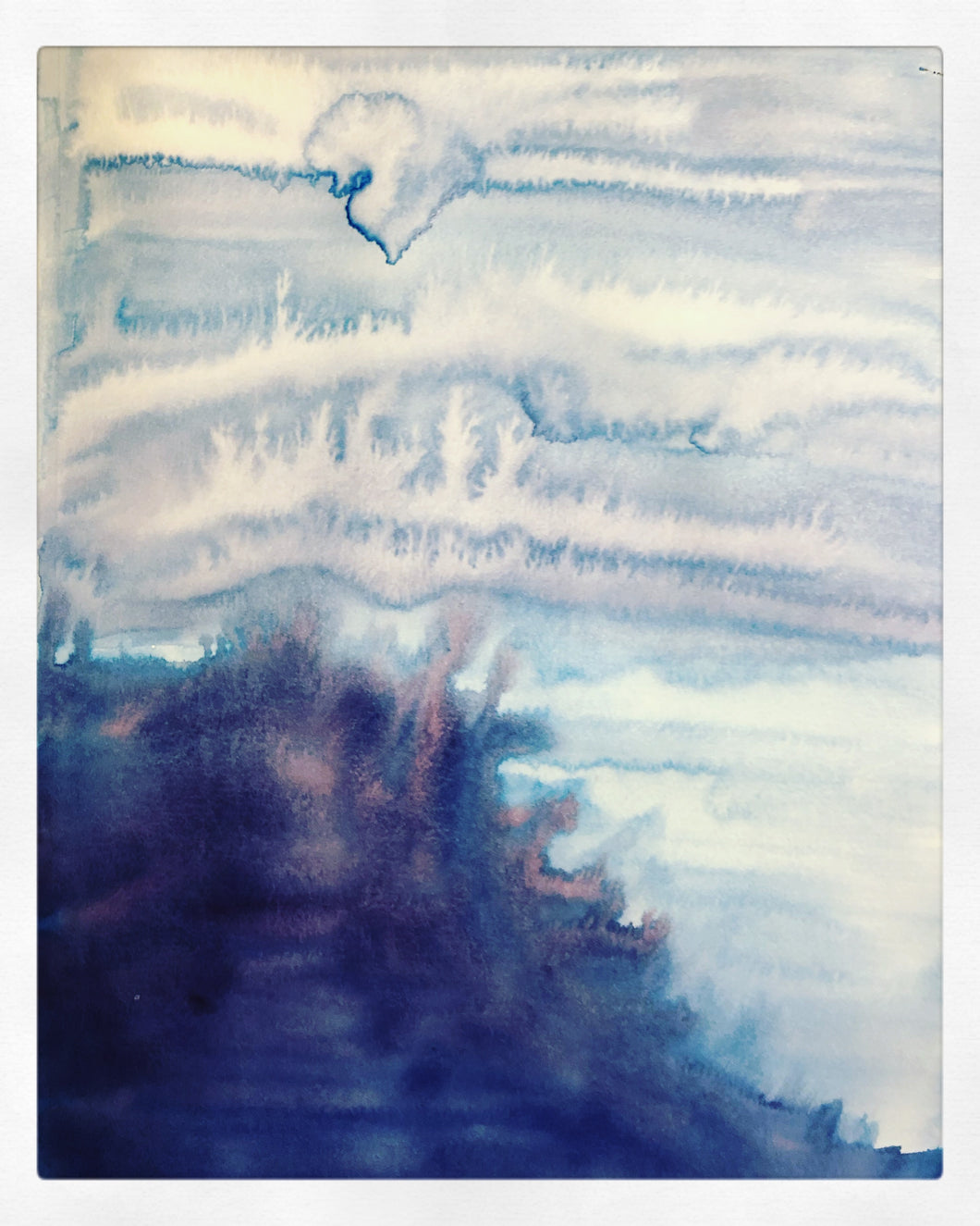 Velvet Fine Art Print “The mountain top