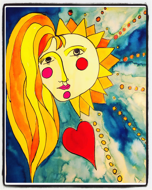 Fine Art Print “Sun being"