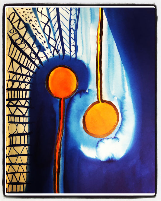 Fine Art Print “Experiencing Blue and Orange "