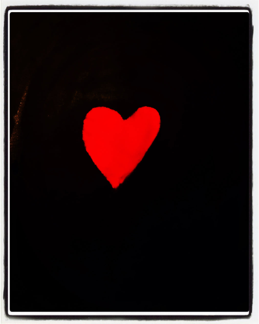 Velvet Fine Art Print “Red Heart