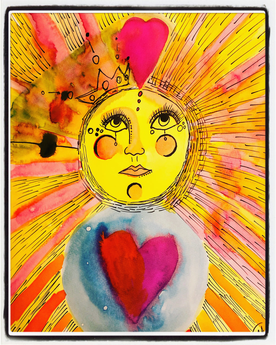 Velvet Fine Art Print “Queen of Hearts