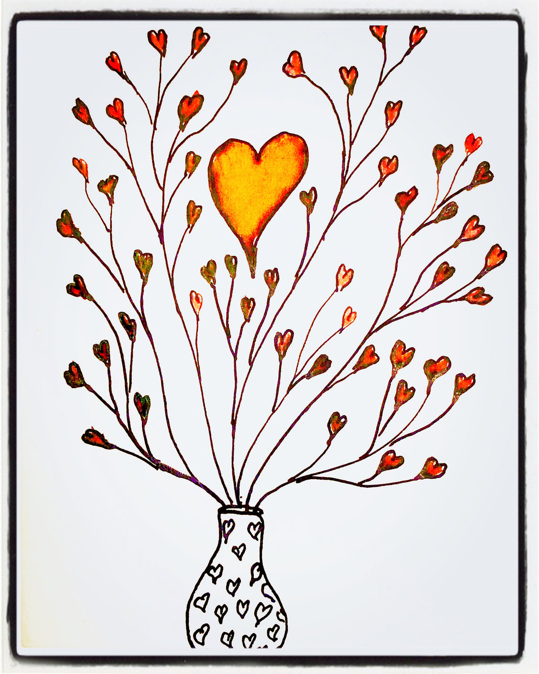 Velvet Fine Art Print “Happy Valentine's Day Layla